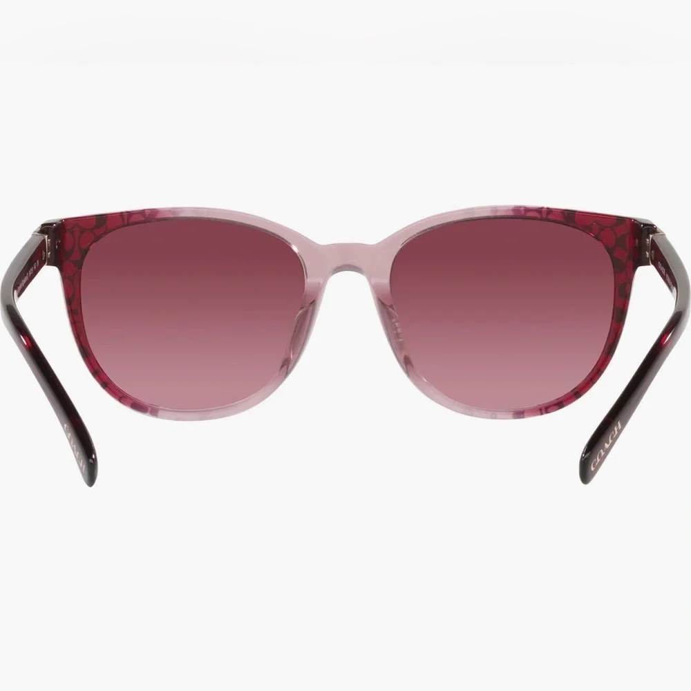 Coach Gradient Red 54 mm Round Sunglasses - Picture 4 of 15
